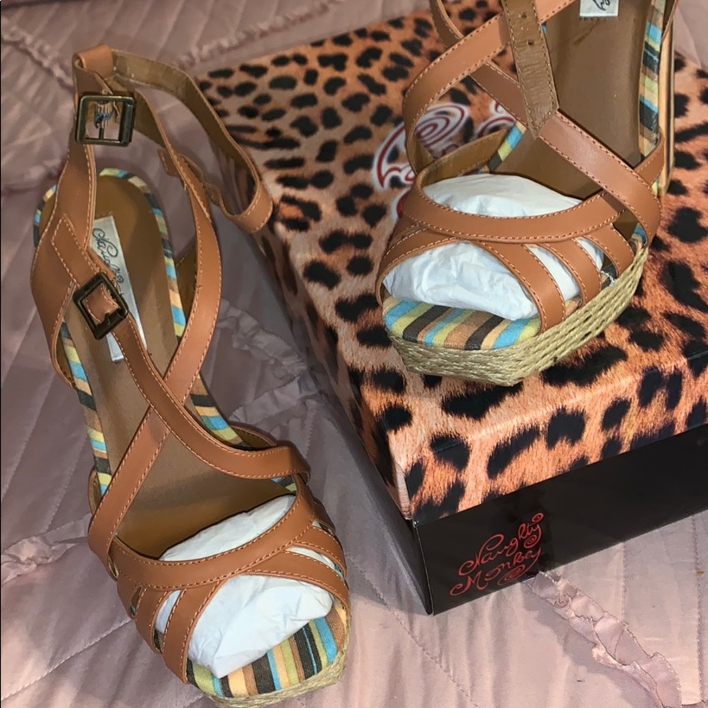 Multi Beach Colored High Heels - image 3